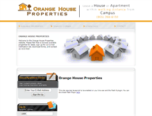 Tablet Screenshot of orangehouse.com